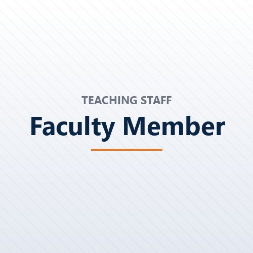 Faculty member 1