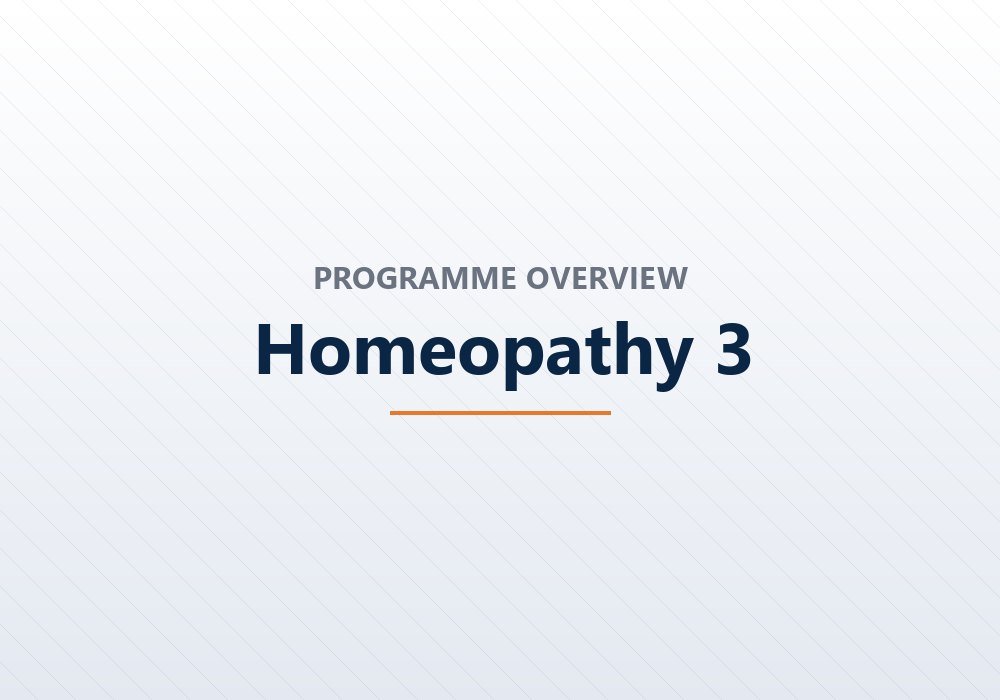 Certificate in Community Health & Homoeopathic Nursing